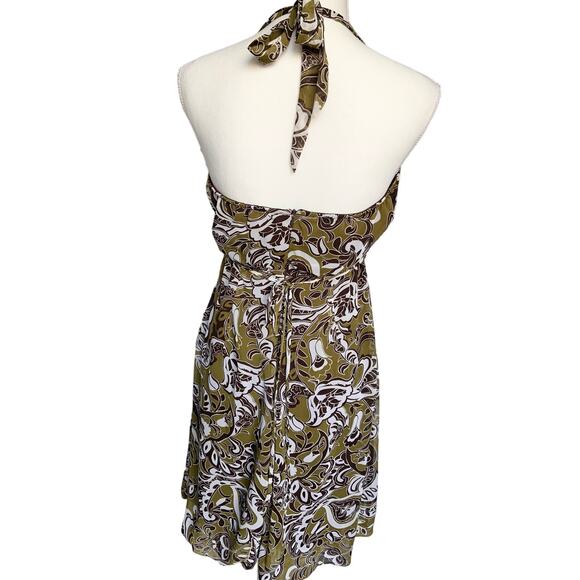 Vintage Rabbit Rabbit Rabbit Design Halter Above Knee Dress Women's 10 Medium - Picture 2 of 10